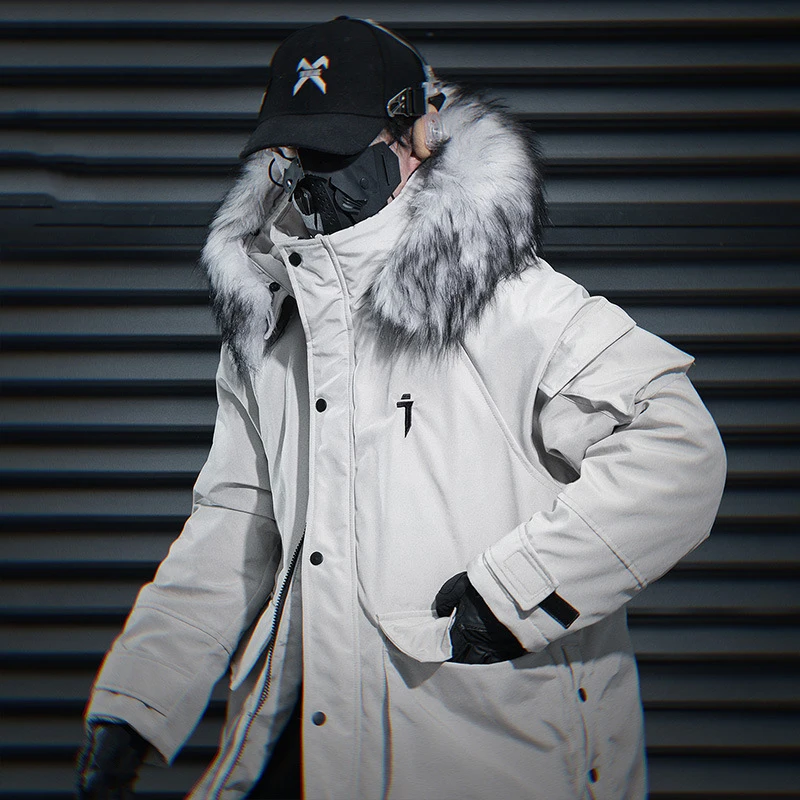 PFNW 2024 новая зимняя функциональная стильная хлопковая куртка с меховым