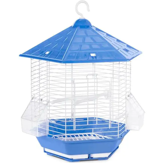 

Bird Cage, Blue House Bedroom Courtyard Bird Supplies Accessories