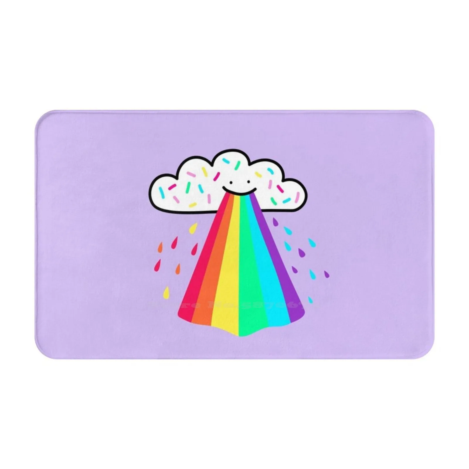 Радужный взрыв мягкая подушка автомобильный коврик для дома дверной супермикс