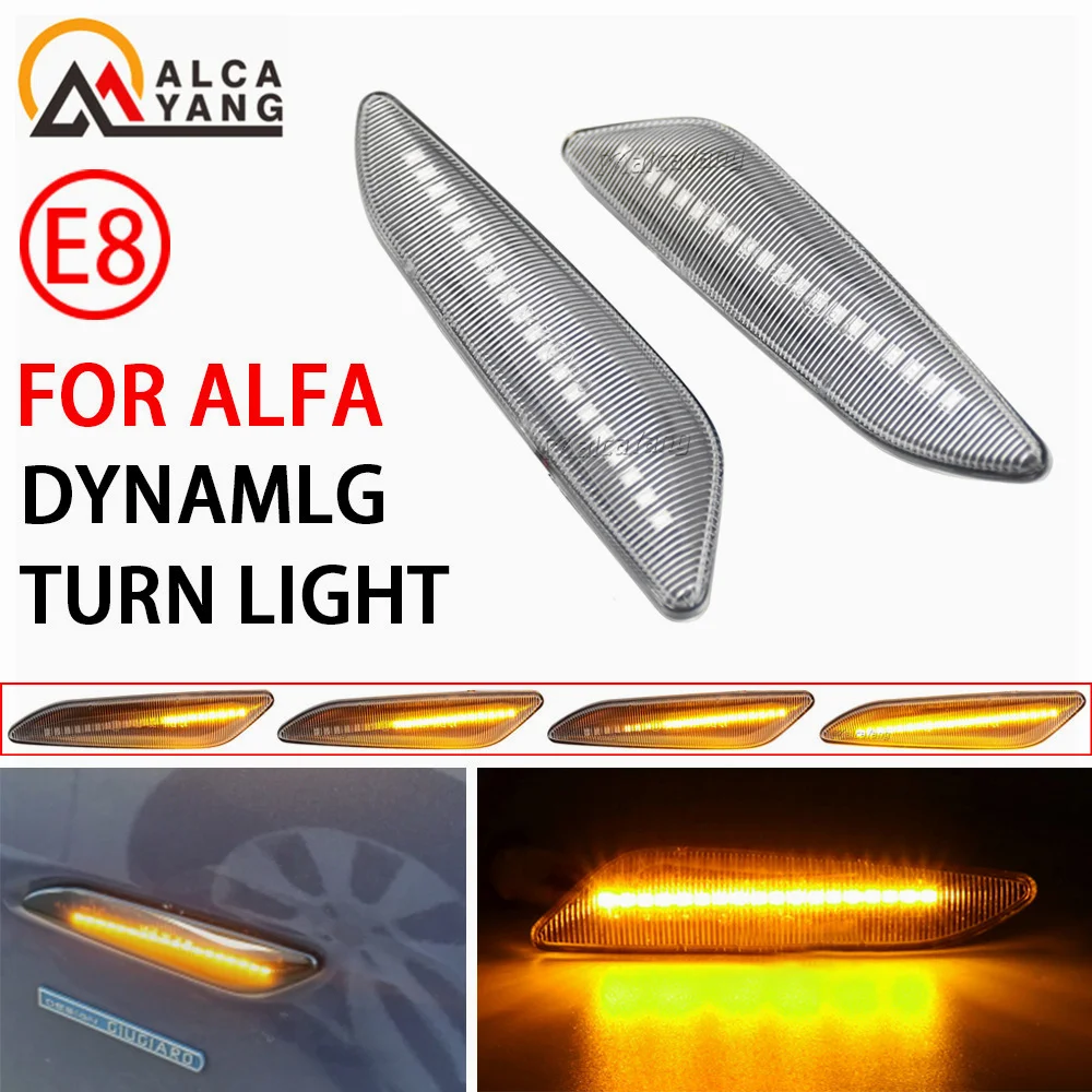 

Dynamic LED Side Marker Light For Alfa Romeo 147 156 Fiat Tipo 356 Lancia Ypsilon 312 Car Turn Signal Blinker Indicator Lamp