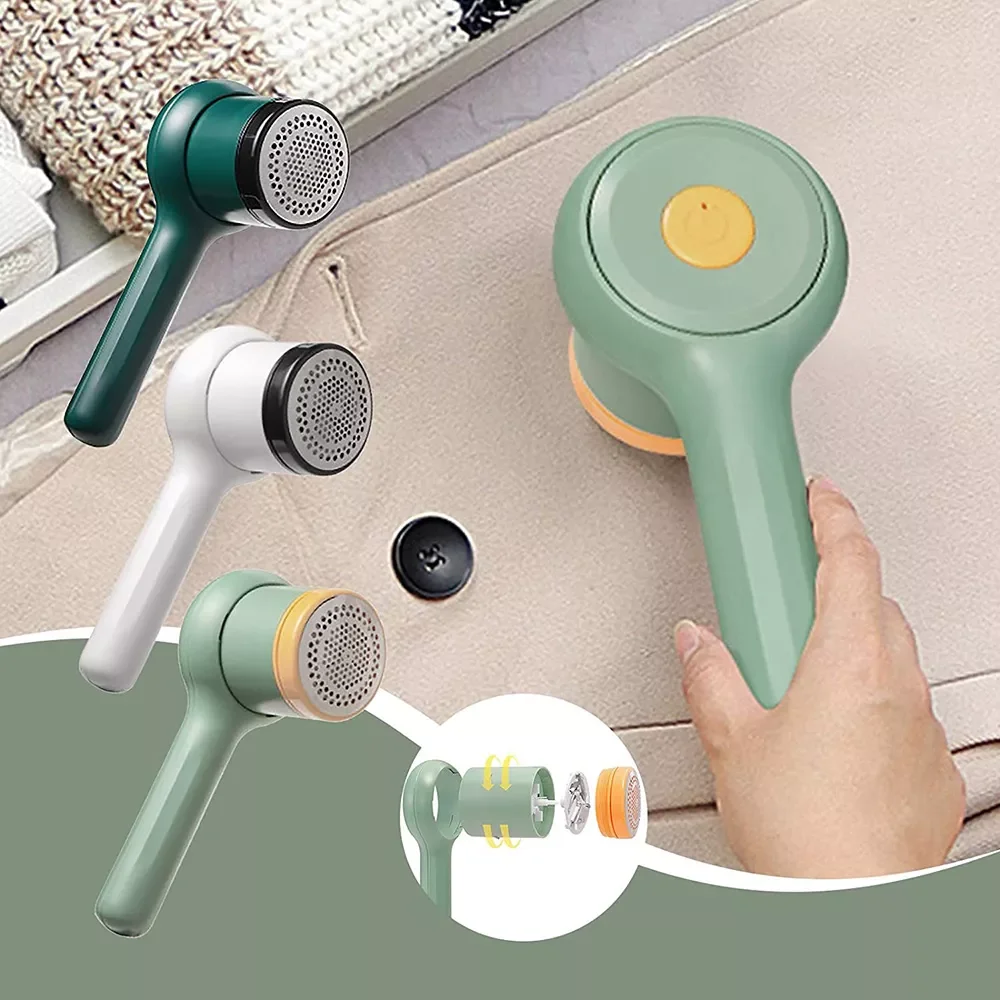 

Электрическая машинка для удаления катышков портативная Бритва для одежды, свитеров, штор, пушистых тканей, USB перезаряжаемое устройство дл...