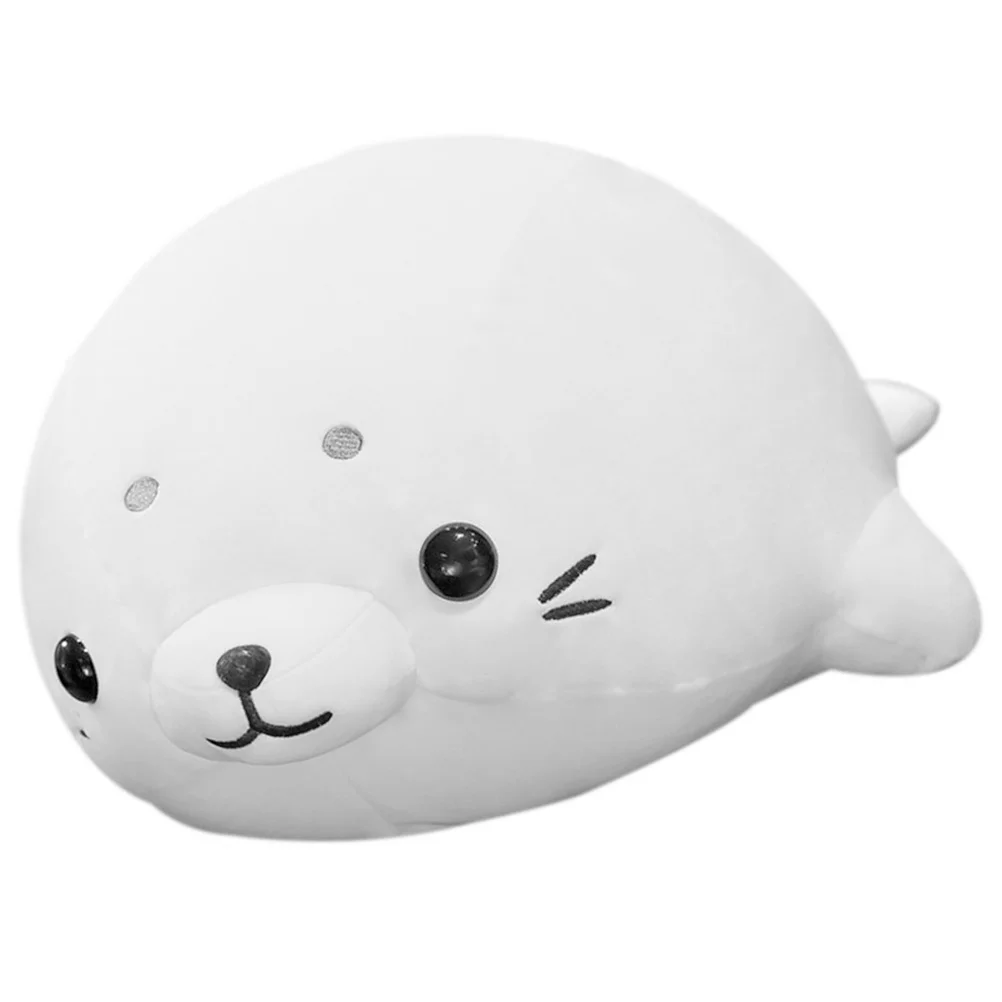

Plush Toy Stuffed Cozy Throw Pillow Cartoon Figure Toys Seal Bed Short Creative Baby Gifts Her Birthday