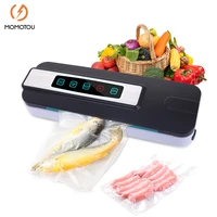 best food vacuum sealer 220v110v automatic commercial household food vacuum sealer packaging machine include 10pcs bags