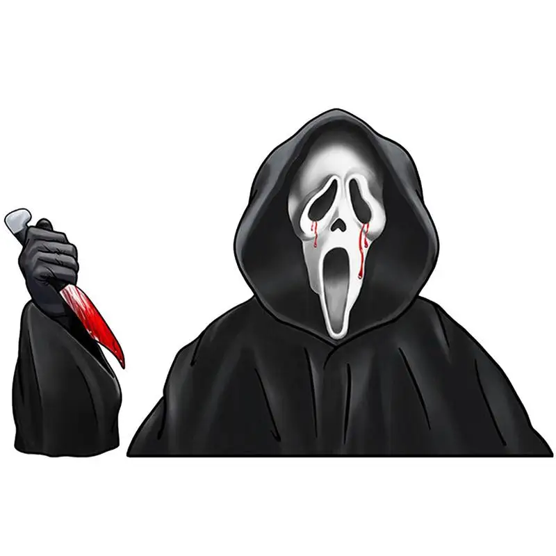 

Horror Halloween Witch Stickers DIY Skateboard Fridge Travel Snowboard Luggage Classic Decal Cool Sticker Kid Toys PVC Decals