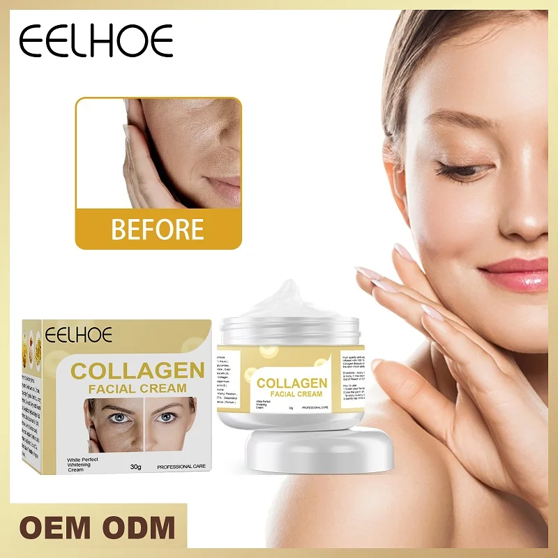 

Collagen Wrinkle Removal Cream Firming Lifting Anti-aging Fade Fine Lines Improve Puffiness Moisturize Whitening Beauty Products
