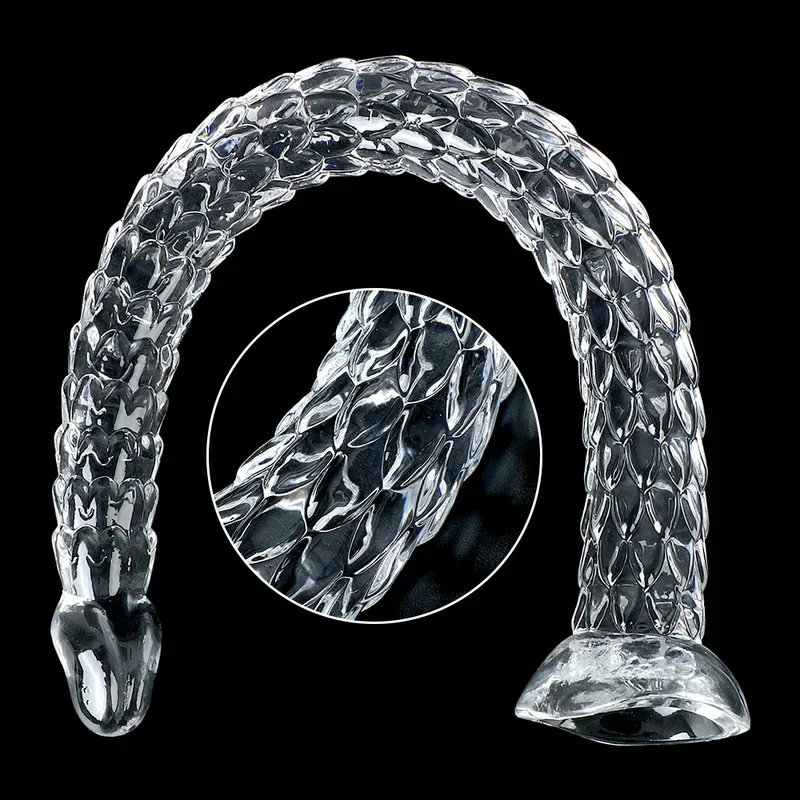 40-60 см блестящая длинная искусственная Анальная пробка мужской расширитель