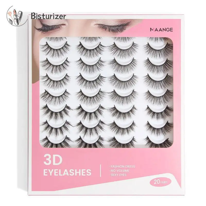 

Pairs 3D False Eyelashes Mink Lashes Natural False Eyelashes Dramatic Long Wispies Lash Extension Volume Beauty 3D Eyelashes