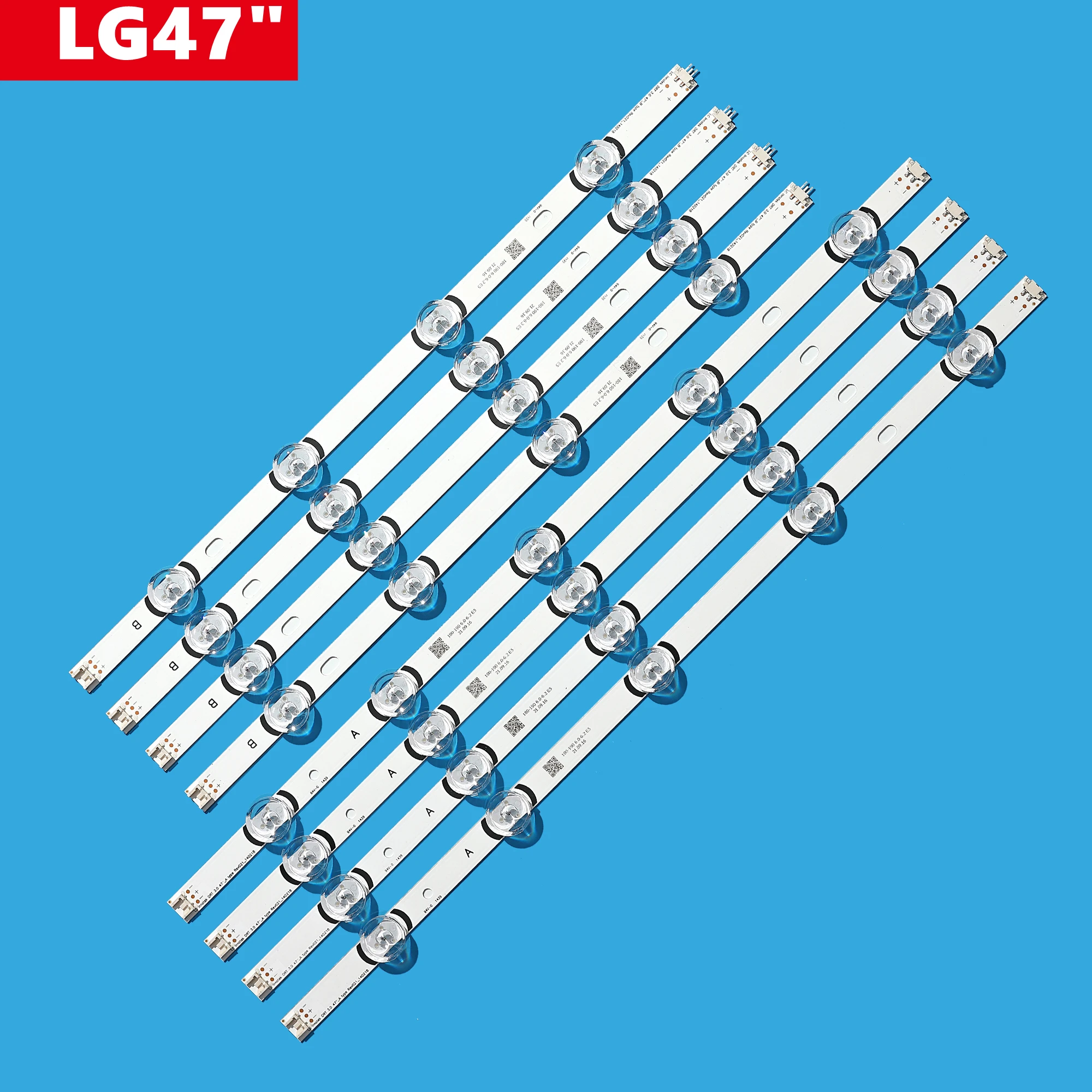 

LED Backlight strip 9 Lamp For LG 47" TV DRT 3.0 47" 47LB631V 47LB561V 47LB6300 47GB6500 47LB652V 47lb650v 47LB5610 47LB565V