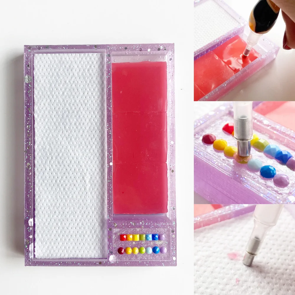 Инструмент для алмазной живописи средство удаления воска очистки глины Легко