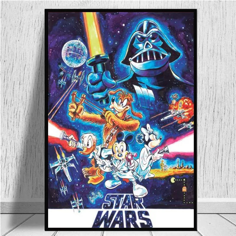 

5D Diy Diamond Painting Disney movie Star Wars Mickey Diamond Embroidery Mosaic Puzzle Funny Cartoon Picture Boy's Room Decor