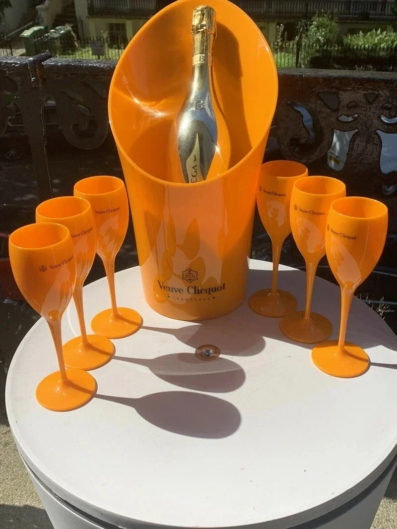 Новое модное акриловое ведро для льда Chandon вино пиво вечеринка белой свадьбы