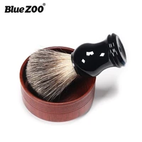 1pcs mens shaving brush with wooden handle salon barber soap foaming beard moustache shave brush tool perfect travel kit