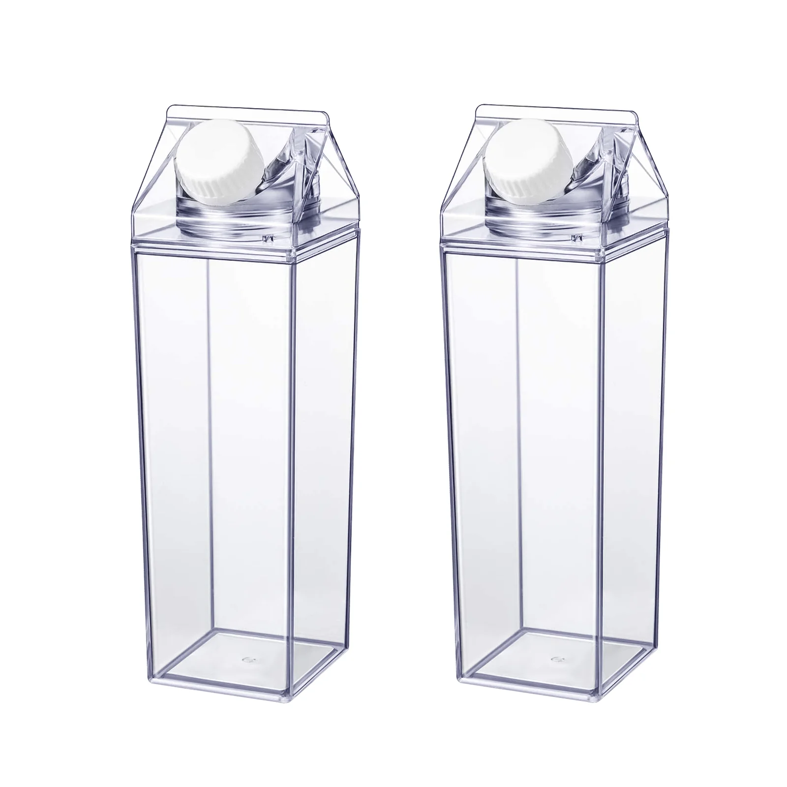 

2 Transparent Container Empty Storage Bottle for Home Daily Use 500ml