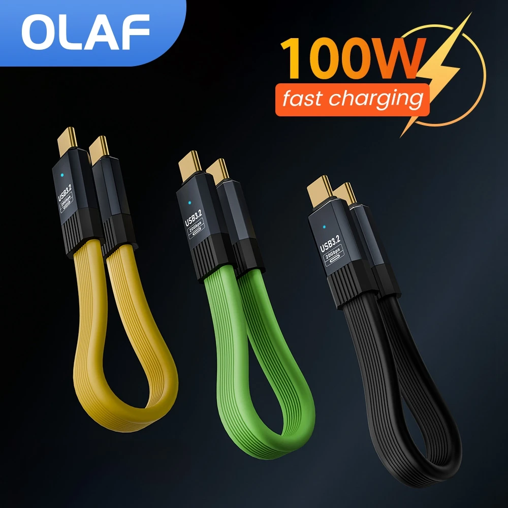 Кабель типа C - для быстрой зарядки PD100W 8K@60Hz Экран проецирует данные планшета iPhone 15