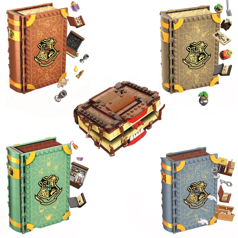 

HOT 5 Types Harris Book Building Block Magical Knights Forbidden Forest Brick Toys for Kids Children Gift