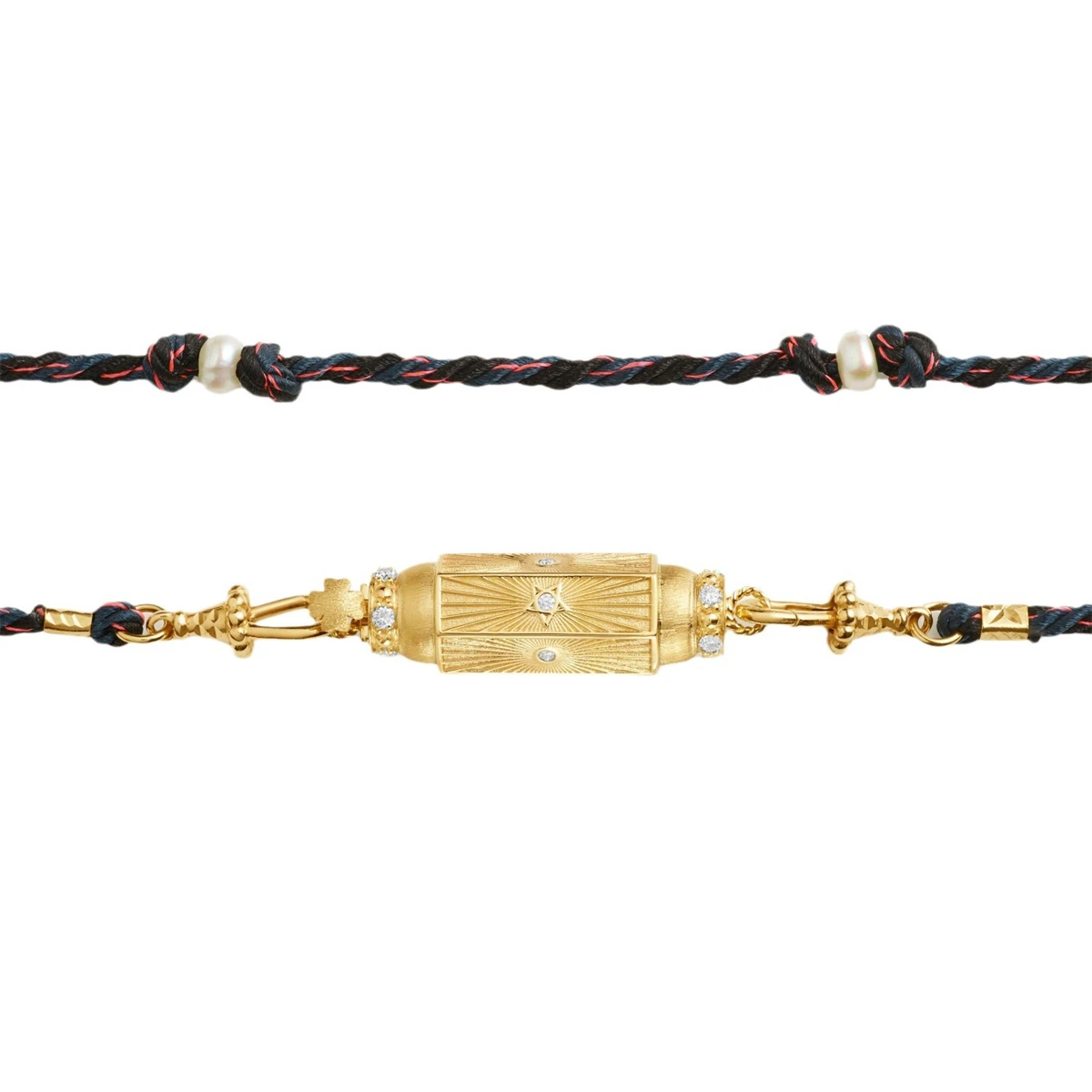 Золотое ожерелье с кулоном &quotзвездный глаз&quot