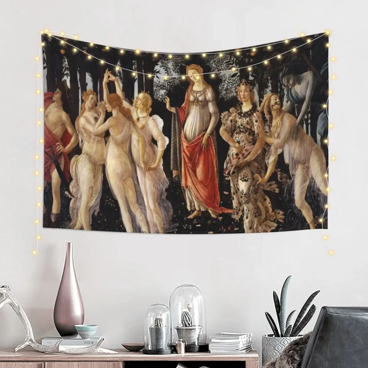 Фото Гобелен Sandro Boticelli's Primavera, уличное украшение, настенный декор, гобелен №2
