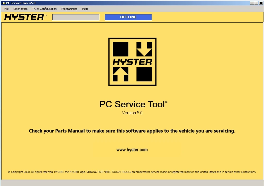 Фото TruckEPC3 Hyster & Ya-le PC Services Tool v5.10 PCST + Лицензия для нескольких ПК №4