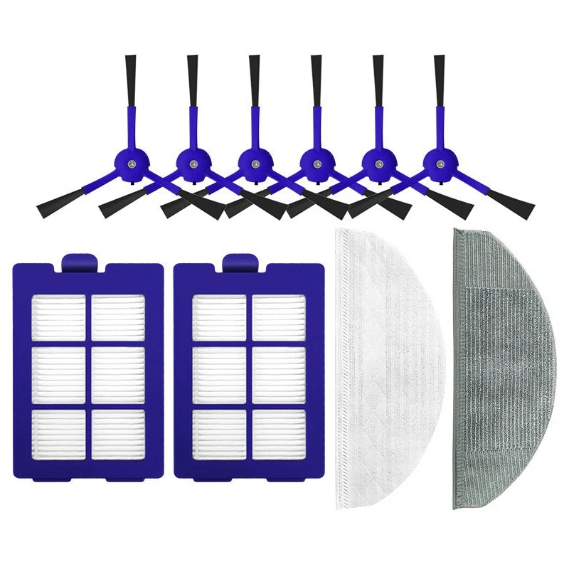 

Replacement Mop Cloths Pads Side Brush Filters For Anker Eufy Robovac X8 Hybrid Robot Vacuum Cleaner Accessories