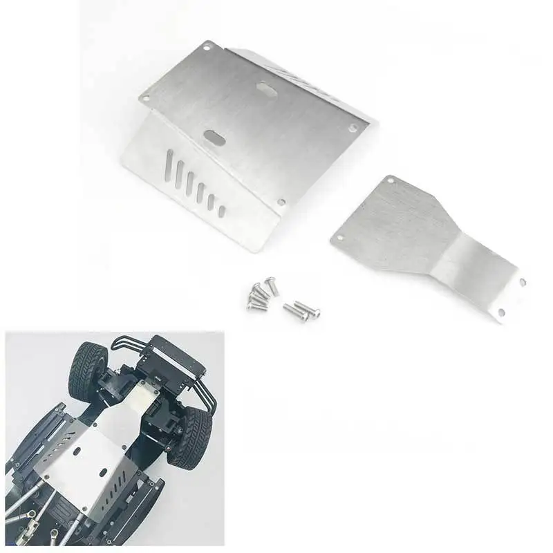 

1/10 Simulation Model Car TAMIYA CC01 0.8mm Thick Stainless Steel Chassis Guard Plate 1 Set Of Chassis Guard Plate