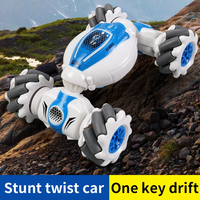 

Rc Car 2.4G Mini Remote Control Stunt Drift Off-Road Vehicle Double-Side Gesture Induction Twisting Dancing Driving Car