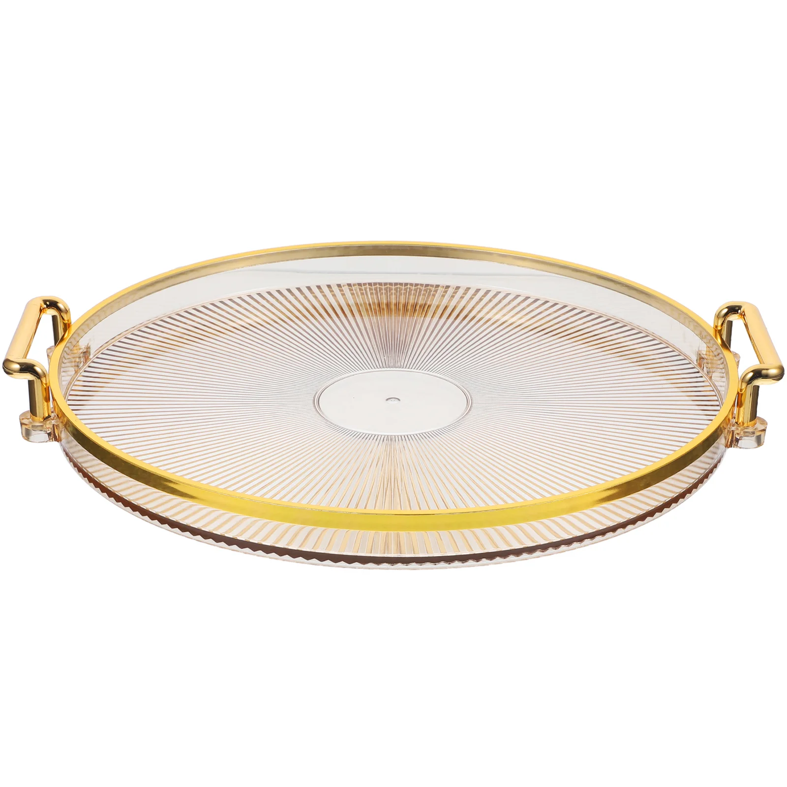 

Tray Serving Storage Plate Round Container Supplies Home Plates Table Fruit Desktop Snack Candy Holder Beverage Fruits Appetizer