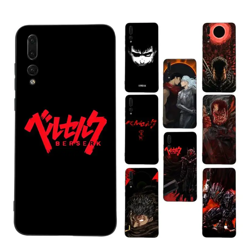 

Baserk Phone Case Soft Silicone Case For Huawei P 30lite p30 20pro p40lite P30 Capa