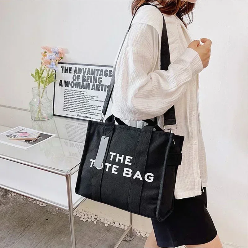 2024 Дизайнерская Женская Модная Холщовая Сумка На Плечо С Задним Ремешком