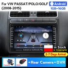 Автомобильный стерео DVD GPS навигатор для Volkswagen Passat Polo Golf 2008-2020 IPS экран Интеллектуальный видеоплеер Carplay головное устройство