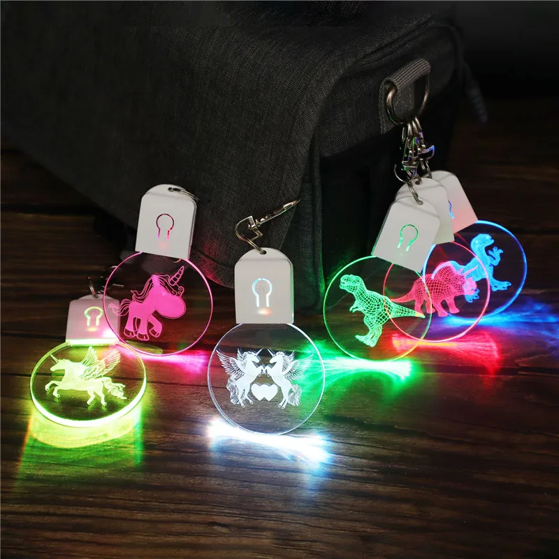 Рисунок 3 - светодиодных акриловых брелоков с рисунком