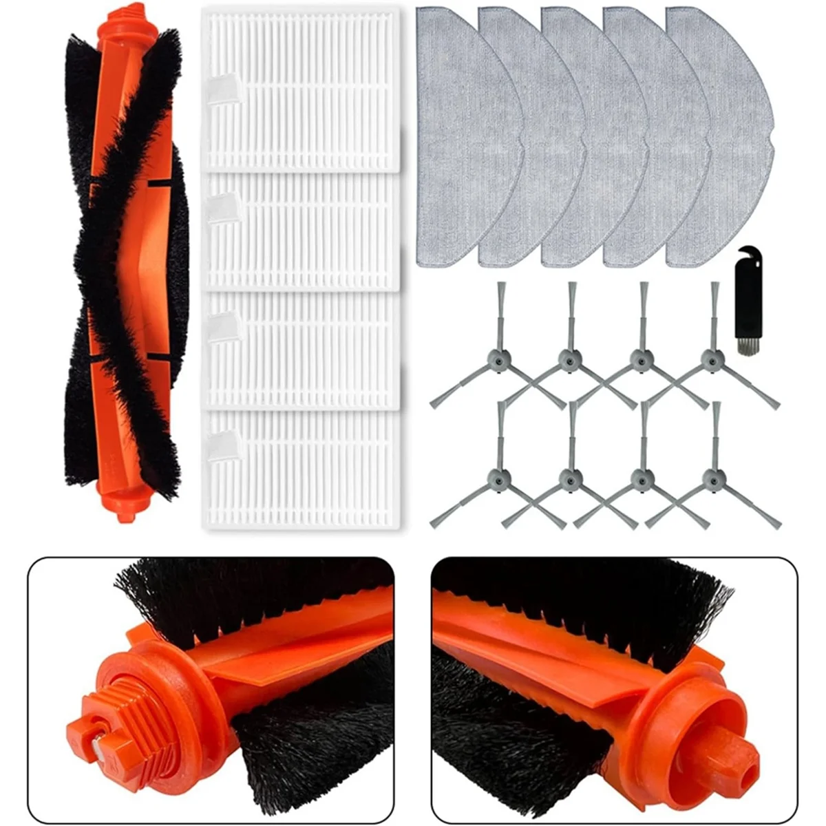 Для Lubluelu L20 робот-пылесос сменная основная боковая щетка HEPA-фильтр подушечки для
