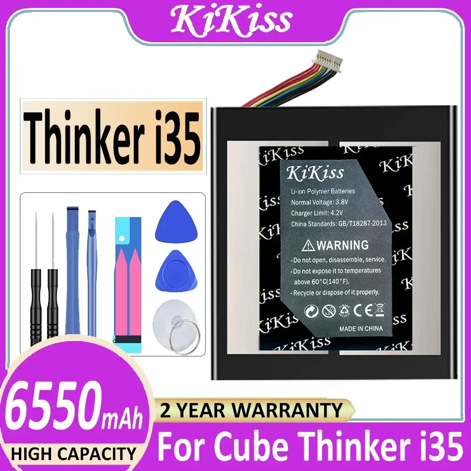 Аккумулятор KiKiss для планшетного ПК ALLDOCUBE Cube Thinker Kubi Li-Po перезаряжаемый I35/ 2869178 С 10