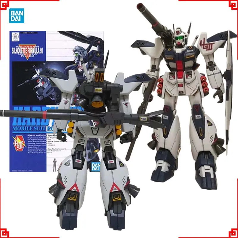 Фото Модель Bandai Gundam, комплект для телевизора, 1/100, силуэт Формулы 91, фигурка Hardygun Gunpla, строительный комплект, коллекционные фигурки аниме, игрушки №1