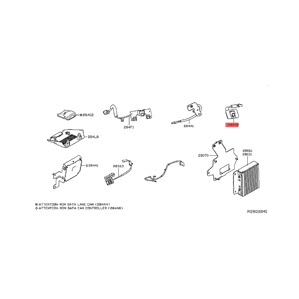 

New Rear View Camera Back-Up Camera Assembly 28442-6CA0A for Altima 2019- Park Reverse Assist Camera