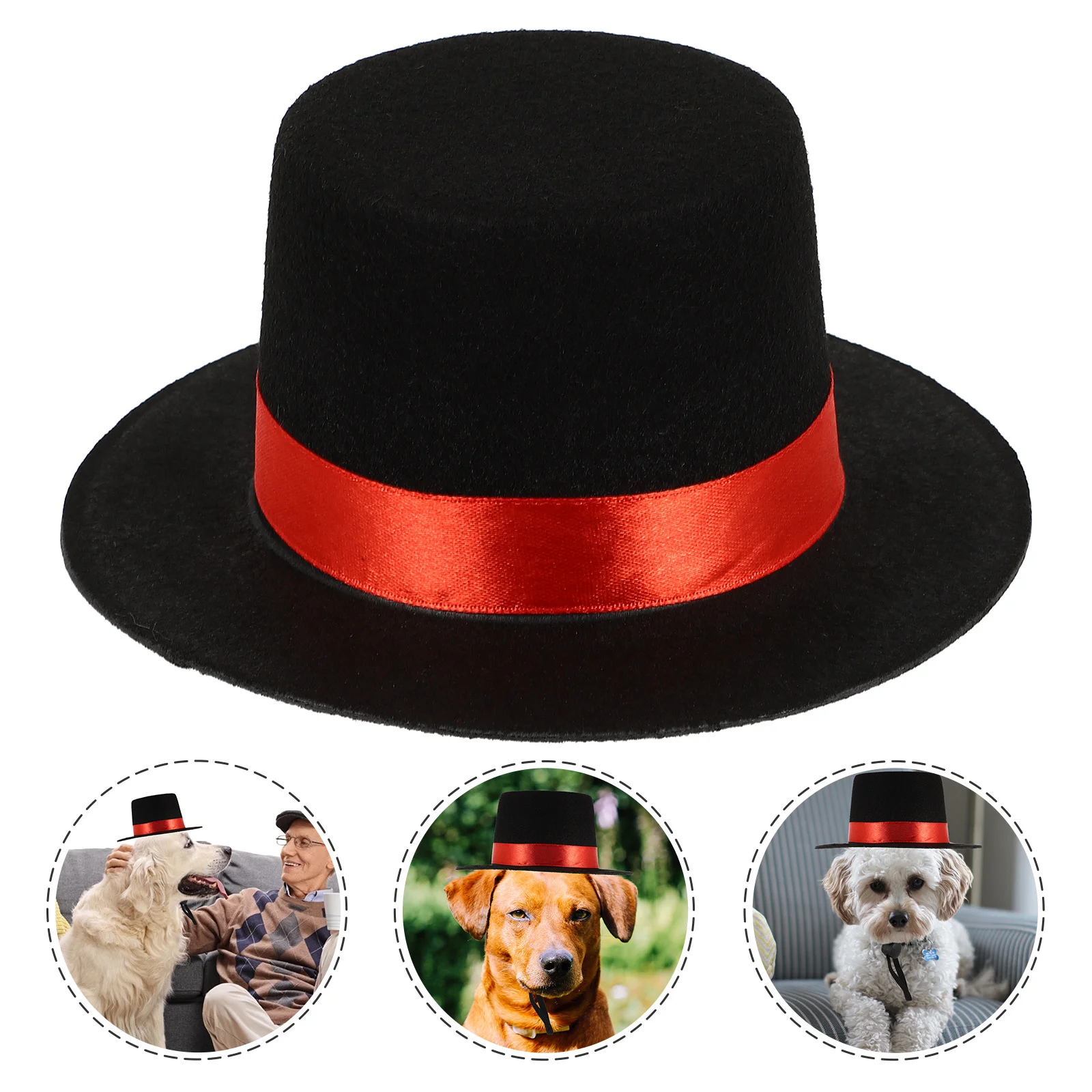 

Hat Dog Pet Cat Formal Costume Graduation Clothes Outfit Hats Cosplay Decor Funny Apparel Accessories Headwear Cap Party