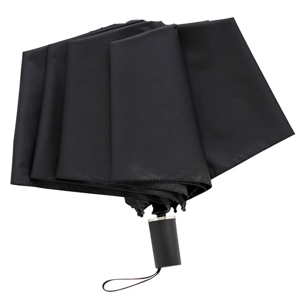 

Легкий черный зонт, уличный водонепроницаемый зонтик от солнца, складной зонтик от солнца, предметы для улицы