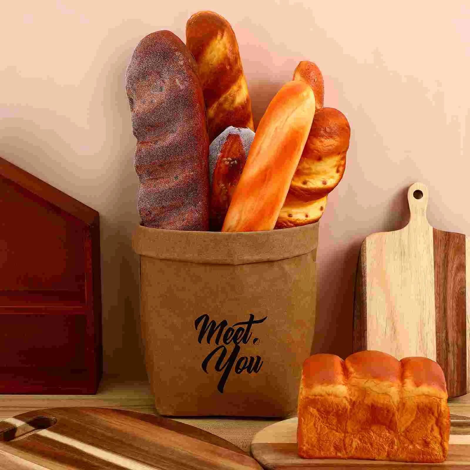 Кухонный реквизит имитация хлеба круассана пекарни украшение из искусственной