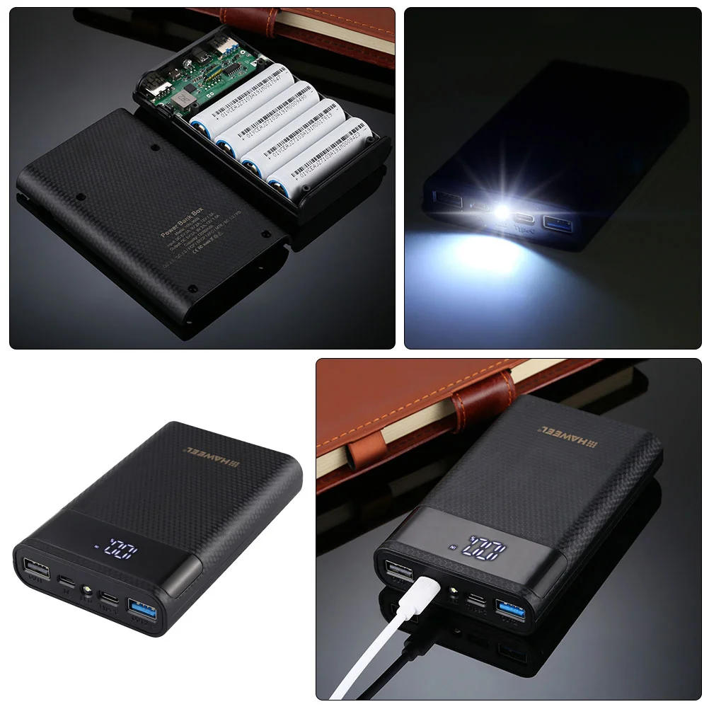 Чехол для аккумулятора 18650 двойной USB-блок мобильных устройств аксессуары