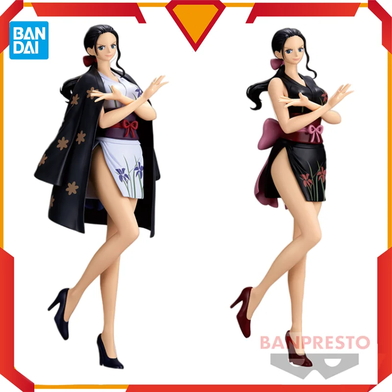 

Bandai Original Anime Figure One Piece Shining Charm Nico·Robin and Country 2.0 Model Decoration Toys Scenery Figure