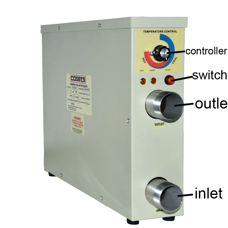 Электрический водонагреватель для сауны спа 11 кВт/380 В дешевый бассейн небольшой