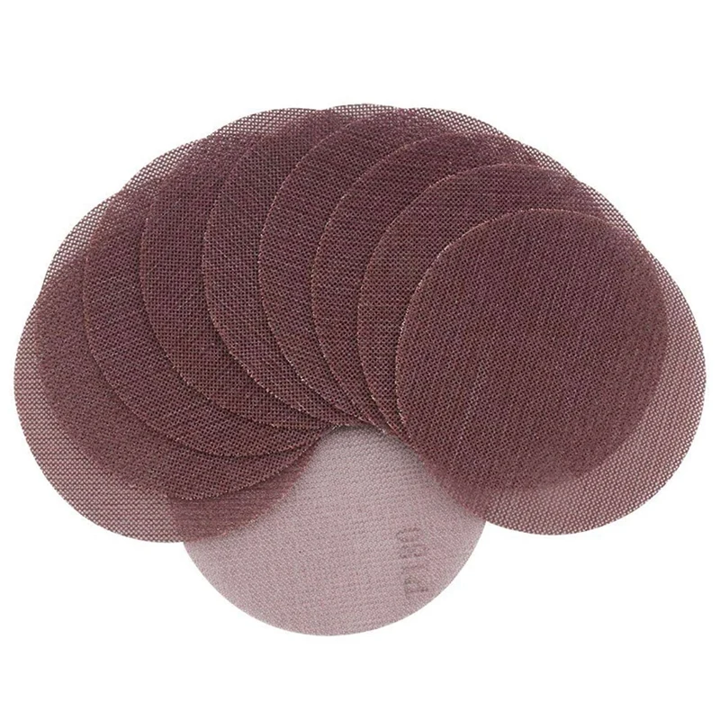 

10 Pcs Mesh Sanding Discs 125Mm 180 Grit Hook And Loop Sanding Paper Dry Abrasive Discs For Sander Replacement Pads