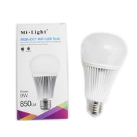 mi light yb1 9w wifi rgbcct led bulb dimmable 2 4g wireless smart lamp 2 in 1 light milight 2 4g remote control ac100v 240v