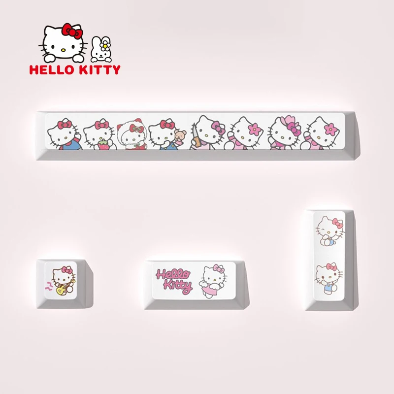 Hello Kitty милый мультяшный колпачок Esc пробел удалить ключ DIY персонализированный