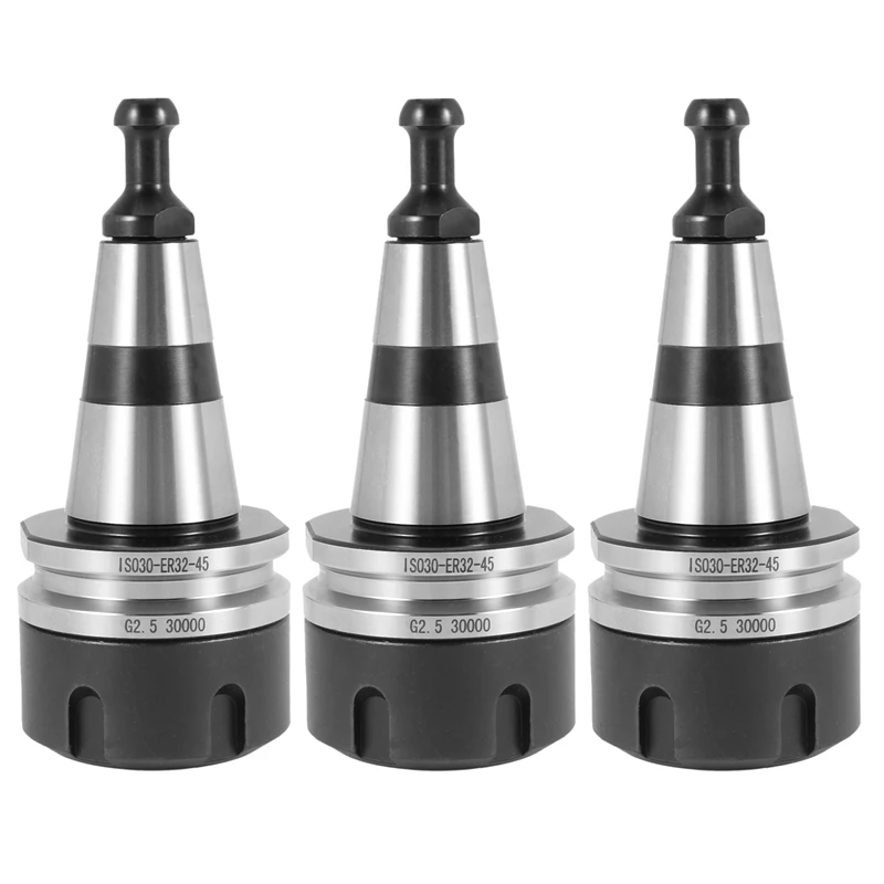 

3X ISO30 ER32 Balance Collet Chuck G2.5 30000Rpm CNC Toolholder