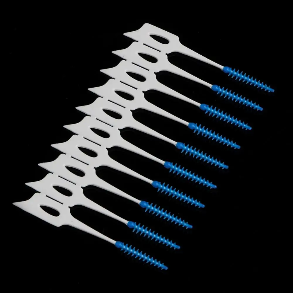

Soft Toothpick 40 Pcs Picks Teeth Slit Brush Massager Oral Dental Health Care