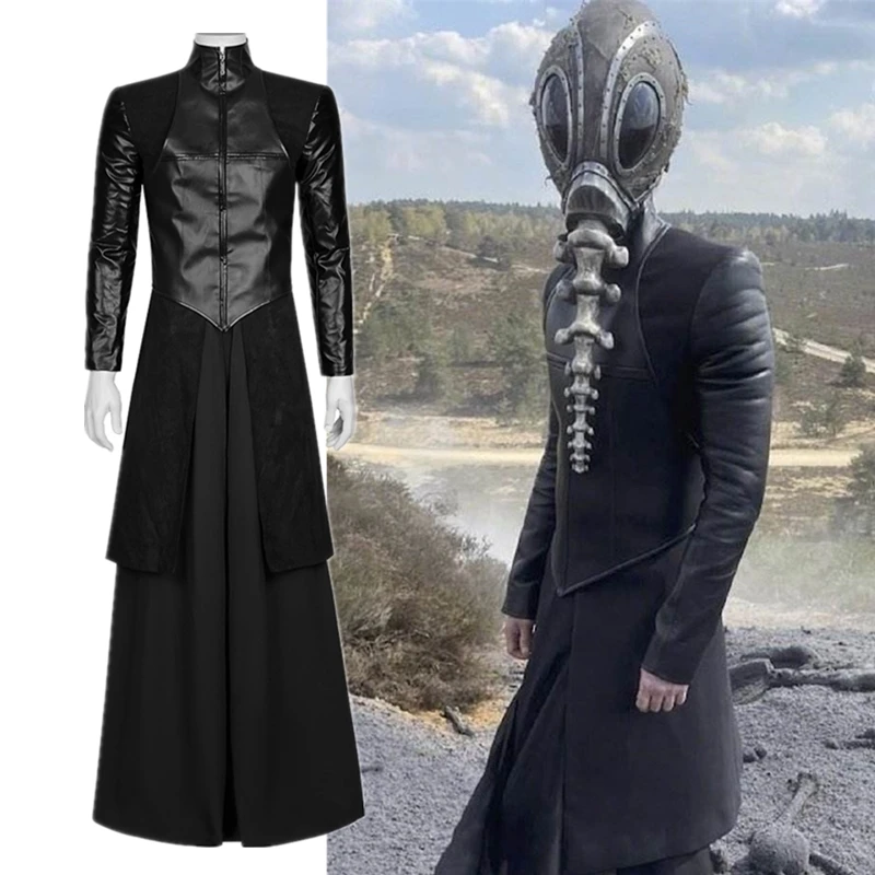 

Superhero The Sandman Cosplay Adult Unisex Costumes Set Coat Skirt Suit Prop