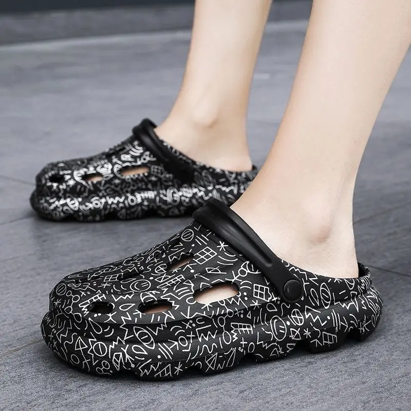 

Men's 2023 Summer Trend Outdoor Wear Non-slip Soft Sole Anti-odor Baotou Cool Drag Outdoor Beach Sandals