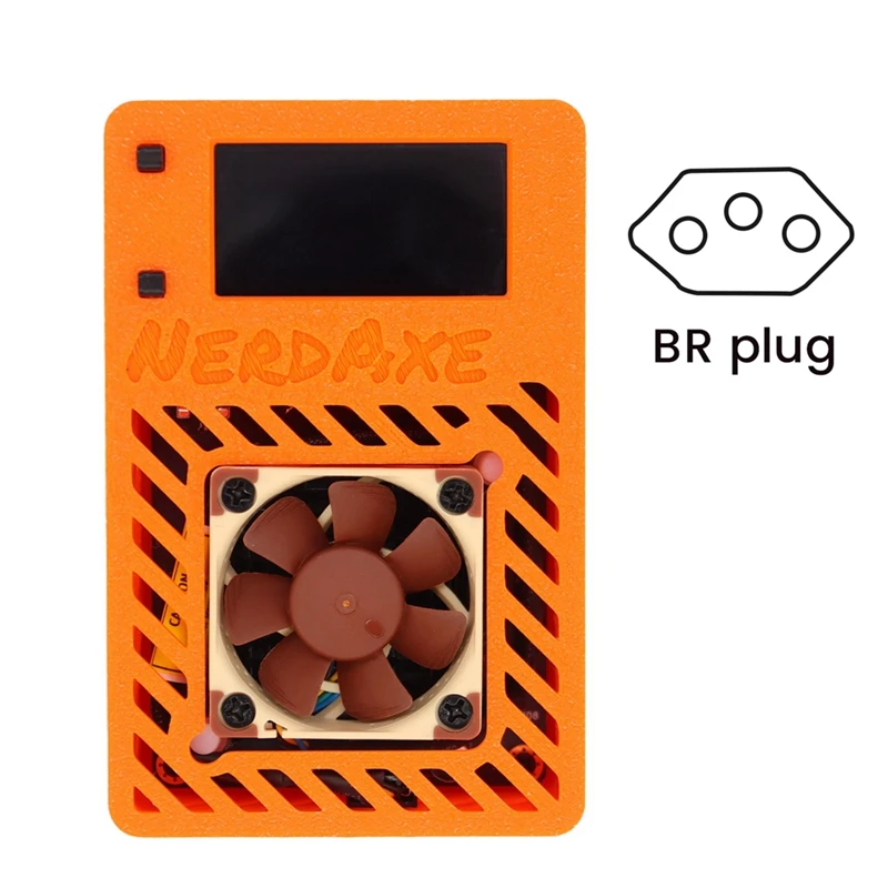 Nerdaxe Miner 500Gh/S Nerdminer 15W Bitaxe BTC с дисплеем 1 9 дюйма Lottery Модернизированный бесшумный