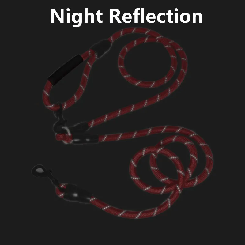 Светоотражающий Поводок для собак длина 2 4 М |