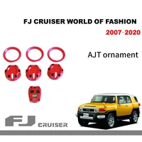 american ajt interior kit for toyota fj cruiser air conditioner knob altimeter decoration ajt 3 button key case modification